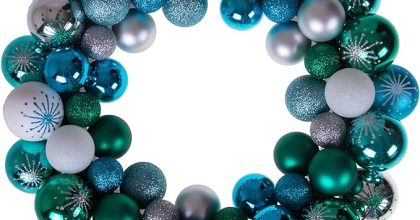 Clever creations artificial christmas wreath