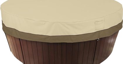 Classic accessories veranda water resistant hot tub cover