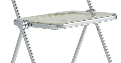 Leisuremod lawrence acrylic folding chair