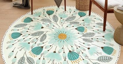 Uphome round rug for living room