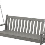 4 Best Porch Swings in 2025 POLYWOOD GNS60GY Vineyard 60 Swing, Slate Grey