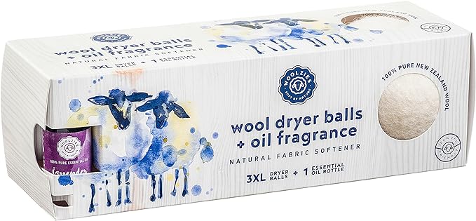 Woolzies Organic Wool Dryer Balls for Laundry