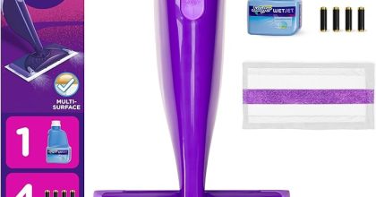 Swiffer wetjet hardwood and floor spray mop starter kit