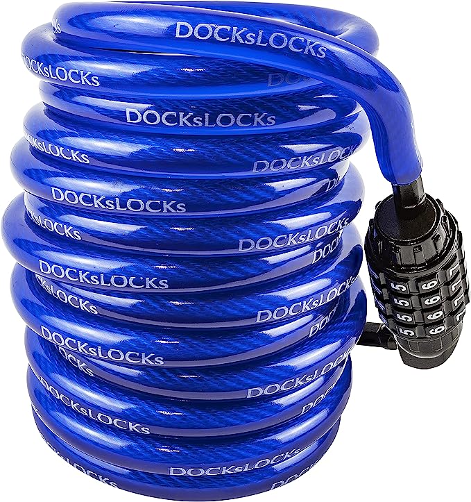 Weatherproof Coiled Security Cable Lock