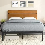 3 Best Bed Frames in 2025 ZINUS Paul Metal and Bamboo Platform Bed Frame