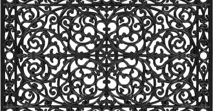 Calloway mills az900223048 gatsby rubber doormat, 30 x 48, black