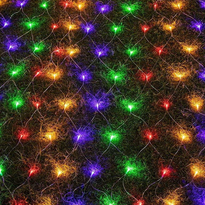 AWQ LED String Lights Net Mesh Lights