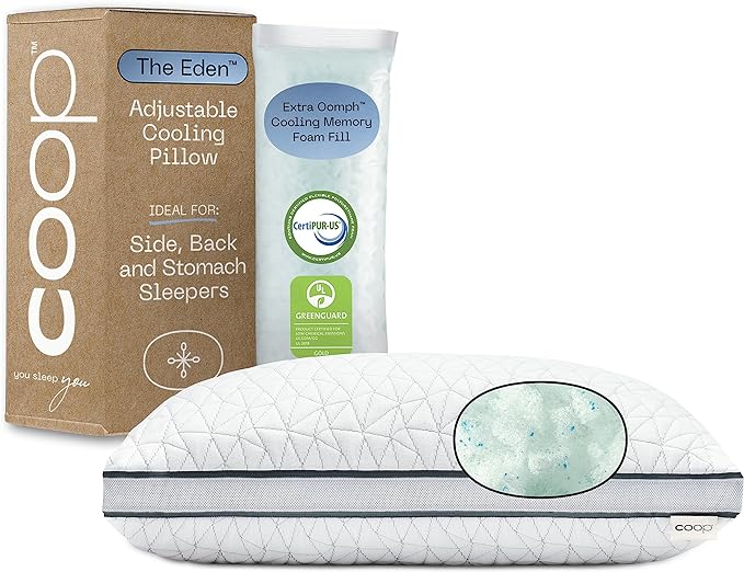 Coop Home Goods Eden Bed Pillow for Sleeping